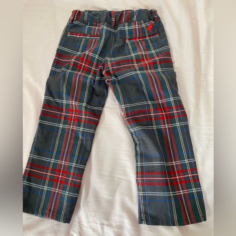 TBBC EUC 3T Boys Tartan Prep Pants